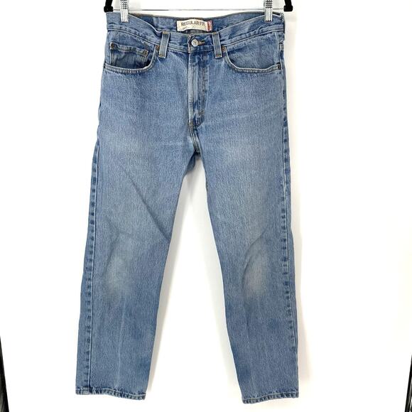 Levi's 505 Vintage Light Wash Blue Jeans Fall 09 Men's Size 32 x 30 - Picture 1 of 7
